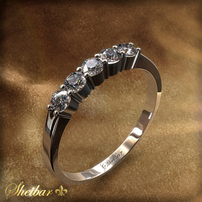 5 DIAMONDS RING