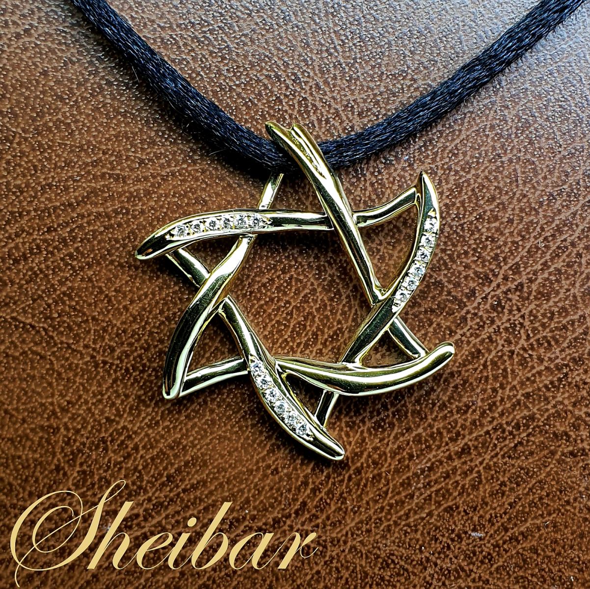 תליון מגן דוד מעוצב